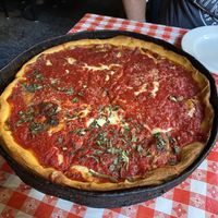   at Gino‘s East in Chicago