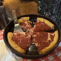   at Gino‘s East in Chicago