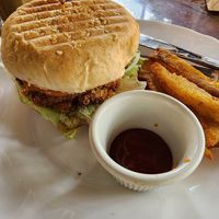Tofish burger at Vedge Bohol in Panglao