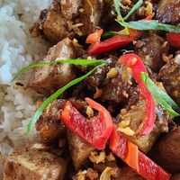 Tofu Adobo at Vedge Bohol in Panglao