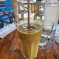 Avocado coffee at Vedge Bohol in Panglao
