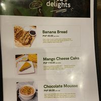 Dessert options  at Vedge Bohol in Panglao