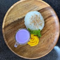 I love there dessert mango sticky rice it was so deliciously amazing at Vedge Bohol in Panglao