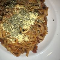 Spaghetti Bolognese vegan   at Vedge Bohol in Panglao