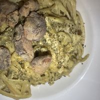 Spaghetti Carbonara vegan   at Vedge Bohol in Panglao