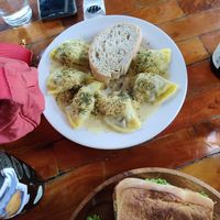 Mushroom ravioli at Vedge Bohol in Panglao