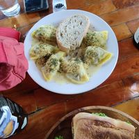 Mushroom ravioli at Vedge Bohol in Panglao