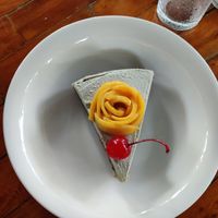 Mango cheesecake at Vedge Bohol in Panglao