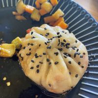 Way too big dumplings  at Britches Puebla in Puebla