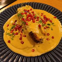 Seasonal (july and august) Chiles en Nogada at Britches Puebla in Puebla