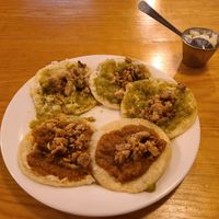 Chalupas at Britches Puebla in Puebla