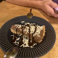 Chocolate tart  at Britches Puebla in Puebla