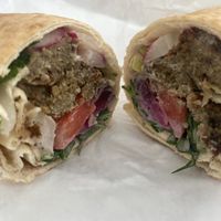 Falafel wrap at Fresh Bites in Tampa