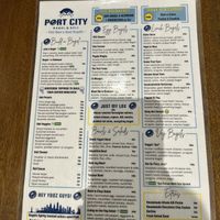 Menu  at Port City Bagels 베이글 in Hoi An