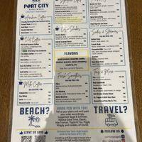 Menu  at Port City Bagels 베이글 in Hoi An