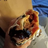 'bacon and egg' breakfast burrito at Son of a Gun in Hamilton