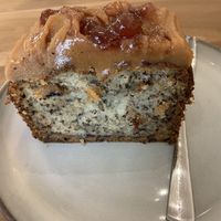 Banana bread w/ pb & j  at Coffea in Berlin