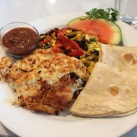 Tofu scramble at Sandpiper Cafe in Juneau