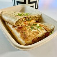 Shawarma jackfruit quesadilla  at Kreate Vegan Fusion in Dubai