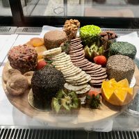 The platter  at SOUL Vegan Cheese in Dubai