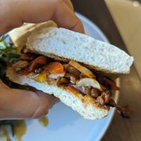 Philly cheese steak at Plantoholic in Dubai