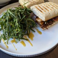 Philly cheese steak at Plantoholic in Dubai