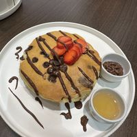 Raw Cacao Pancakes  at Plantoholic in Dubai