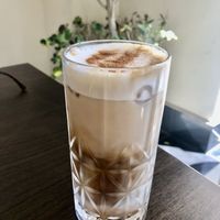 Iced oat milk cappuccino   at Plantoholic in Dubai