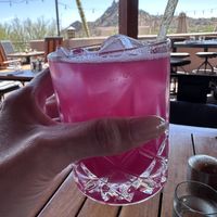 Prickly pear spritzer  at Proof Canteen at Four Seasons Resort in Scottsdale