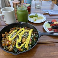 Healthy Hiker combo with super greens smoothie  at Proof Canteen at Four Seasons Resort in Scottsdale