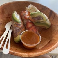 These were so filling and delicious  at Zen Press Juice in Alexandria