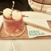 Lychee tea at Yolé Cafe - Chinatown in Central Singapore