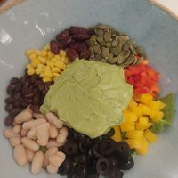 Mexican salad at Yolé Cafe - Chinatown in Central Singapore