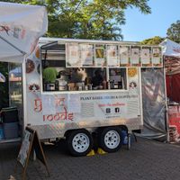Food truck and menu at Yogic Foods in Brisbane