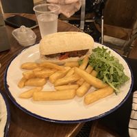 And chips!  at Pub On The Pond in Swansea