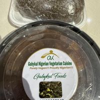 Fantastic portions and delicious Amala  at Gabykul Nigerian Vegetarian Cuisine in Abuja