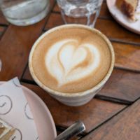 Cappuccino with oat milk at The Coffee Spot  in Haarlem
