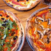 Customized vegan cheese at Pizza Art in Copenhagen