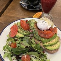 Avocado toast  at Nonna's Brunch in Barcelona