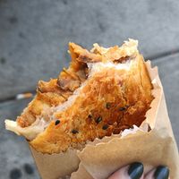 Lentil vegetable roll at Quarry Bakehouse in Upper Ferntree Gully