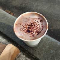 almond mocha at Quarry Bakehouse in Upper Ferntree Gully