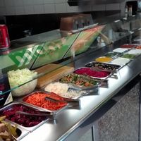 veggie bar at Maoz in Nijmegen