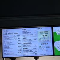 Menu, April 2024  at Veganitas in Luzern