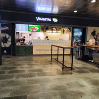 Exterior in basement at Veganitas in Luzern