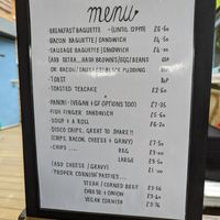 Menu at Mrs Marcos Cafe in Barry