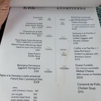 Menu  at Ten Ten Pie Al Carbon in San Miguel De Allende