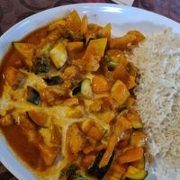 Vegetable Malaj Curry at Grüne Oase in Trier