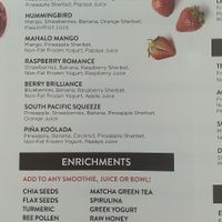 Menu 2 of 5 at Robeks - Southbank  in Sterling