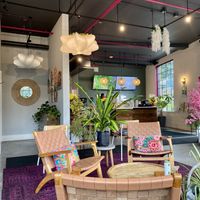 cute space  at Sarom's Cafe in Winooski