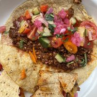 Vegan taco   at Sans Chaise in Bagneres-de-bigorre